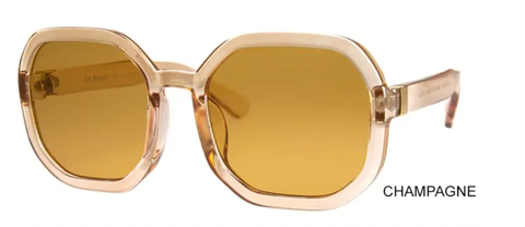 Champagne Geometric Sunglasses