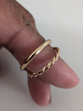 Double Band Gold Ring