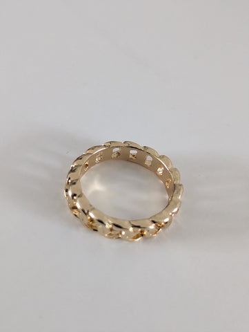 Gold Link Ring