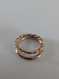 Double Band Gold Ring